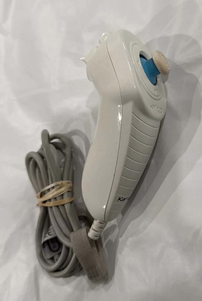 White Nintendo Wii Nunchuck Controller NYKO Nunchuk Tested - Image 2 of 3