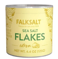 Artevita Mediterranean Crystal Flake Salt, Lemon, 125G_