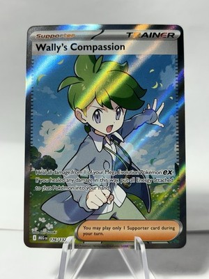 Wally's Compassion 176/132 Full Art Ultra Rare - Pokémon TCG: Mega Evolution NM