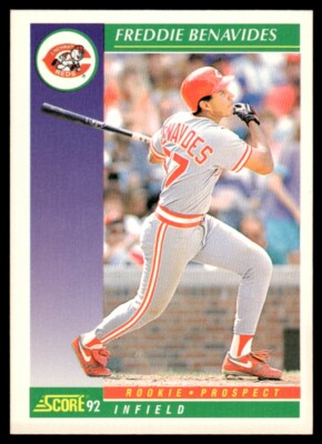 1992 Score Rookie Prospect #813 Freddie Benavides Cincinnati Reds
