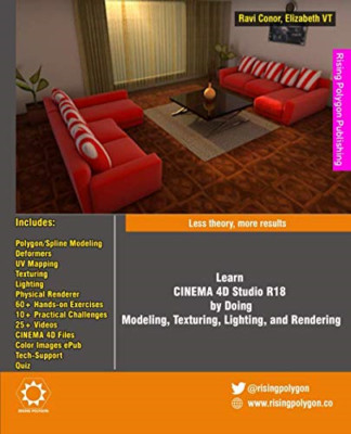 Learn CINEMA 4D Studio R18 by Doing: Modeling, Texturin -  NEW Elizabeth Vt, R 2