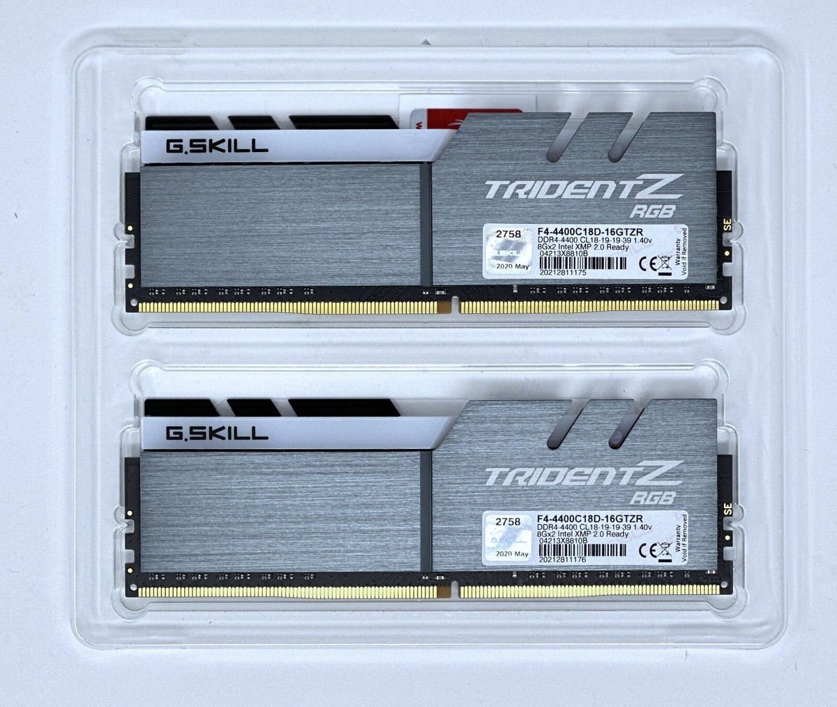 【16GB×4】 G.Skill Trident Z  G.Skill TridentZ RGB Series - DDR4-64 GB: 4 x 16 GB - DIMM