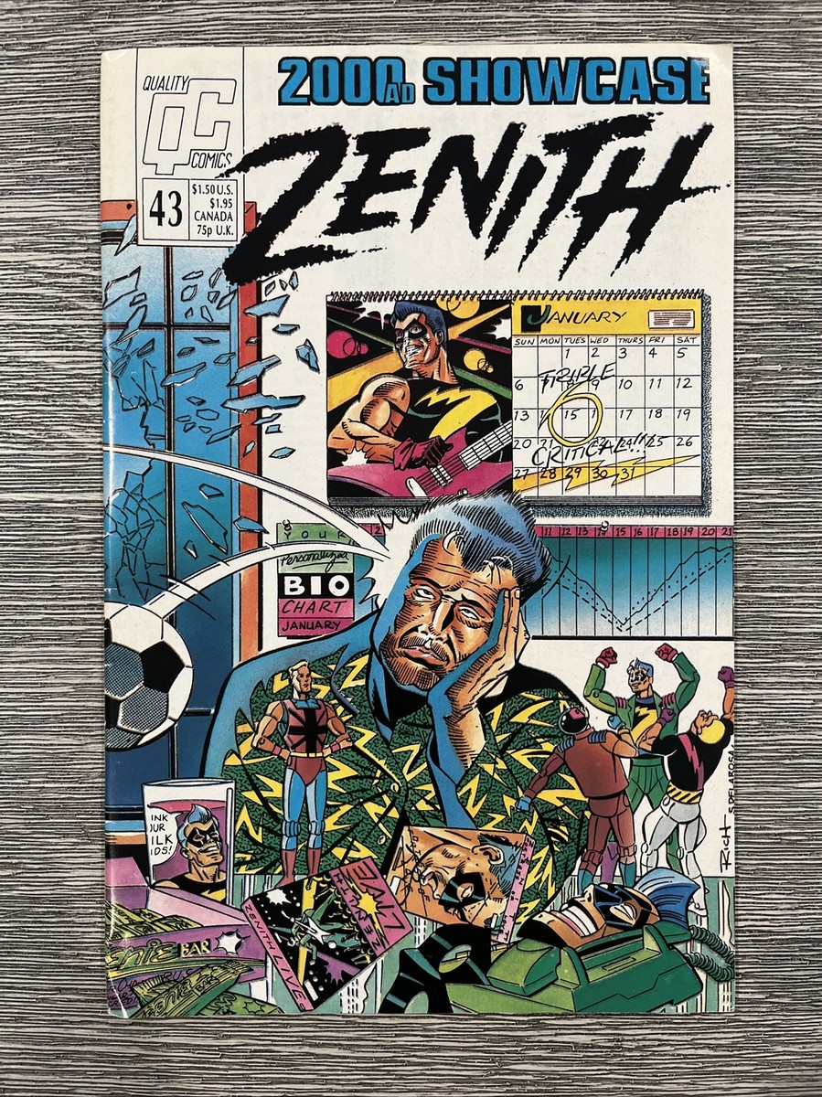 2000 AD SHOWCASE Comic - ZENITH - No 43 - Quality Comics. See