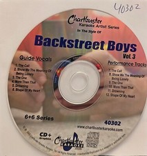 40302 BACKSTREET BOYS  CHARTBUSTER  KARAOKE CDG DISC