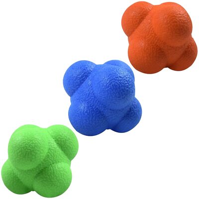 3-Pack 2.83-inch Reaction Ball Reflex Ball for Hand-Eye Coordination Training
