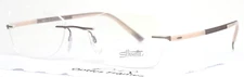 SILHOUETTE 4476 40 6053 5416 Light Pink Womens Semi Cat Eye Eyeglasses 52-17-135