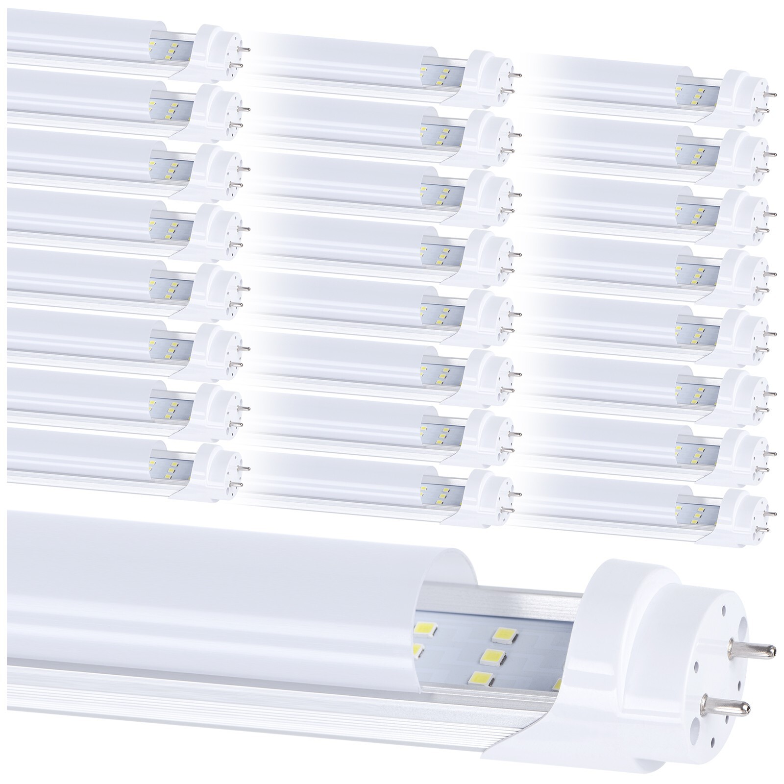 25PCS 28W T8 4FT LED Tube Light Bulb 4FT LED Bulb LED Shop Light 6500K ...