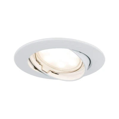 Paulmann 939.61 Juego de 1 luces empotrables Coin LED 7W blanco giratorio 230V