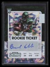 2021 Panini Contenders Cracked Ice Ticket 236 Brandin Echols Rookie Auto 21/21