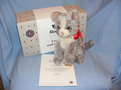 Steiff Nicki Christmas Kitten Limited Ed 007484 Brandneu nur auf Lager 1225