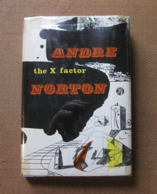 THE X-FACTOR by Andre Norton - 1st /1st - HCDJ 1965 -  sci-fi