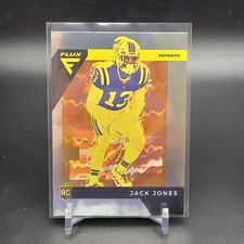 2022 Chronicles NFL Football JACK JONES #FX-20 Flux Chrome Rookie RC Patriots