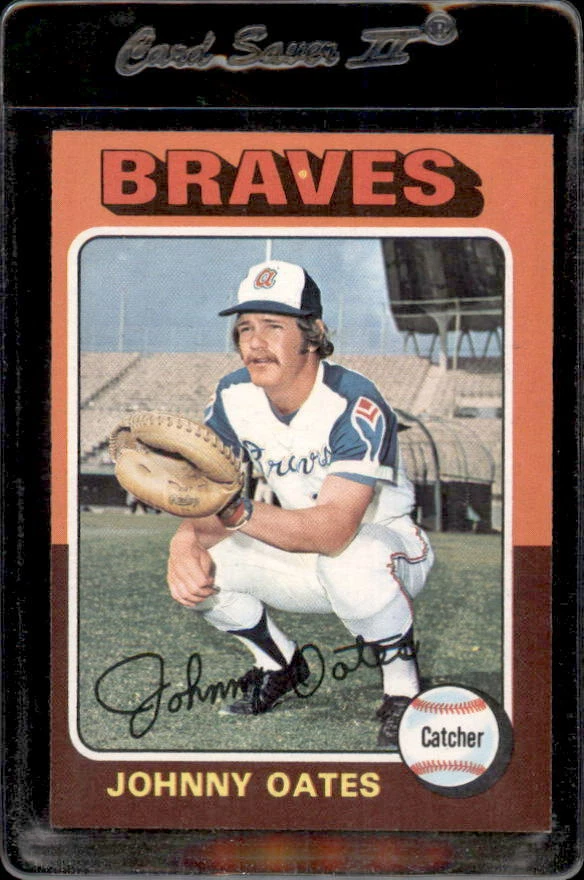 1975 Topps #319 Johnny Oates Atlanta Braves - Nice Card