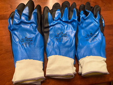 3 pair Showa 477 XXL Nitrile Coated Insulated Winter Work Gloves New never used.