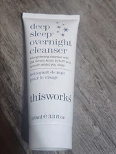 Thisworks Deep Sleep Overnight Cleanser Oat Amino Acids 3.3 Fl Oz /100ml Sealed