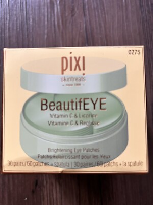 Pixi by Petra BeautifEYE Brightening Patches - Vitamin C & Licorice, 60ct - NEW