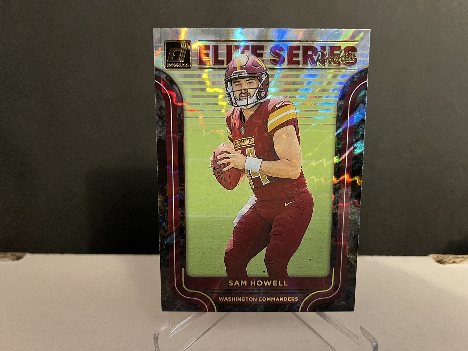 2022 NFL Donruss Sam Howell #ESR-5 The Elite Series Rookies Rookie Insert Card