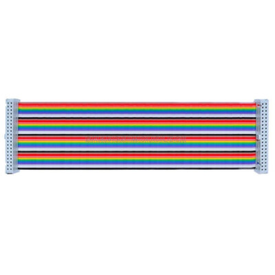 20cm 40 PIN Way GPIO Rainbow Ribbon Cable for Raspberry Pi Model B / Model B+-