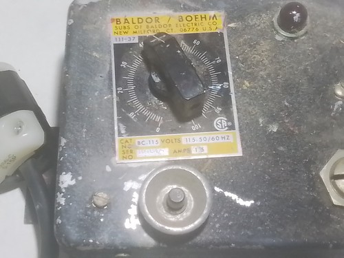 Baldor BC-115 Subfractional Motor Speed Control Permanent Magnets Motors (VT15) - Picture 2 of 4