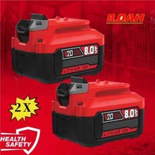2X For Craftsman V20 Battery 20Volt 8 Ah Lithium Ion 20V CMCB205 CMCB204 CMCB202