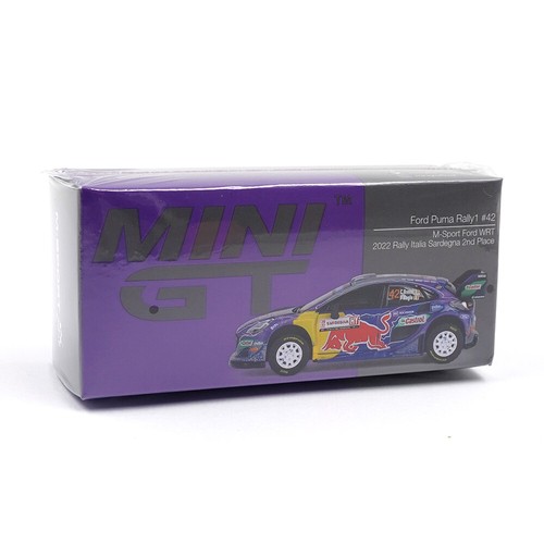 Mini GT 1/64 Ford Puma Rally1 #42 M-Sport Ford WRT 2022 Rally Italia Sardegna - Bild 4 von 4