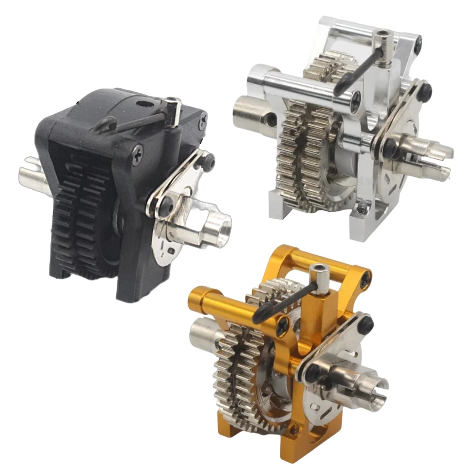 Transmisión de dos velocidades HSP Metal Gear completa para coche modelo RC 1/102INZHRA3 Foto 2 de 4