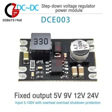 DC6-100V to DC5V 9V 12V 24V 2A Step-Down Voltage Regulator Buck Converter Module