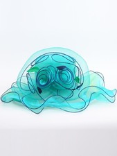 Kentucky Derby Organza Fascinator Hats For Women Ladies Wide Brim Tea Party Hat