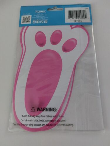 FLOMO EASTER BUNNY FOOTPRINTS DECORATION SET 16 NEW - Picture 2 of 2