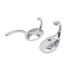 Household Storage Organizer Single/Double Coat Towel Hook Wall Door Hanger Rack