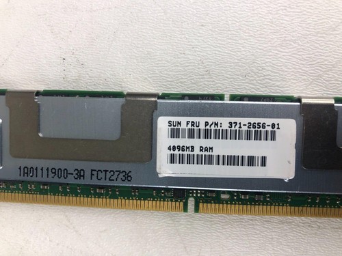 Lot Of 3 MICRON 16GB (3X4GB) PC2-5300F 2RX4 MT36HTF51272FY-667E1D4 SERVER MEMORY - Picture 4 of 4