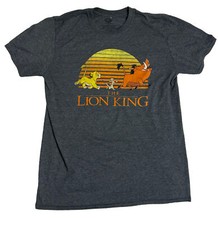 DISNEY the Lion King Vintage Style Movie T Shirt Simba Pumba Large