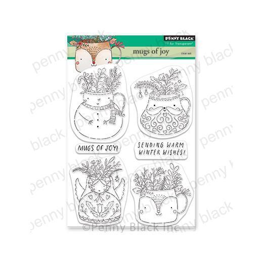Penny Black Clear Stamps - Mugs of Joy 31-002