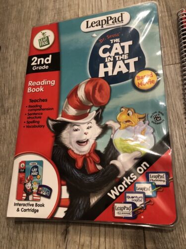 3 Leapfrog LeapPad Book /Cartridge Disney INCREDIBLES, BATMAN, CAT IN THE HAT - Picture 2 of 12