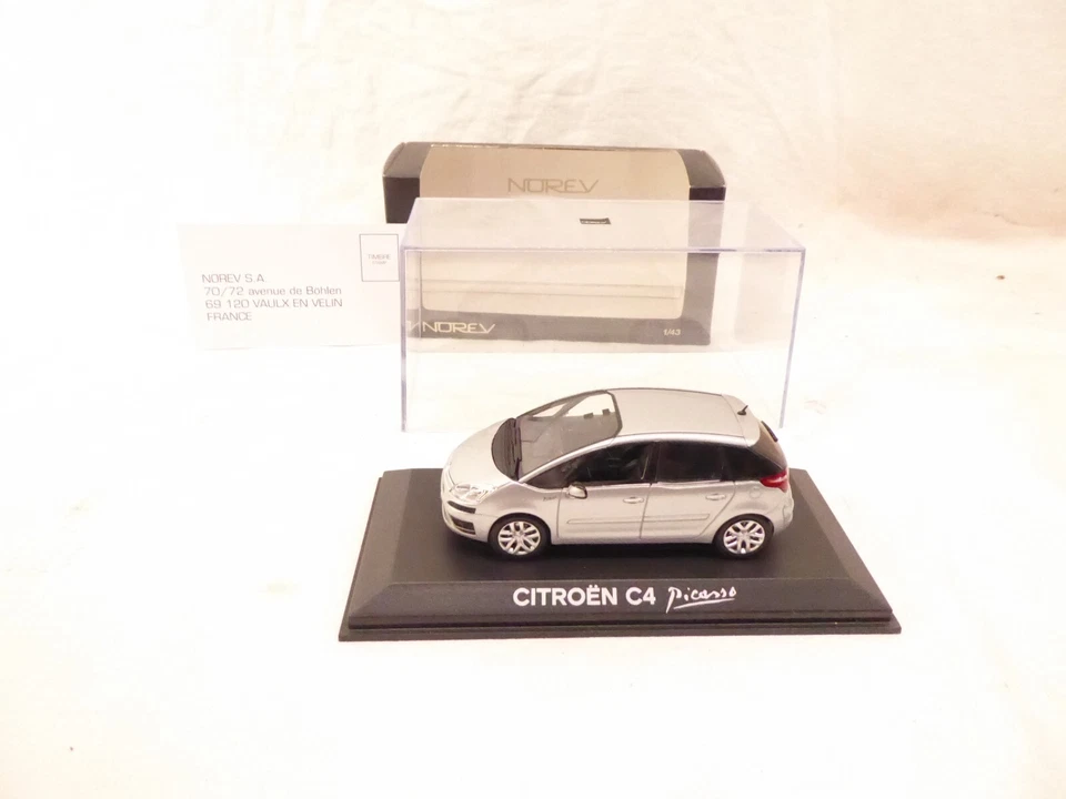 NOREV - 1/43 - CITROEN C4 PICASSO - REF 159947 - GRIS / GREY - RARE - Photo 3/4