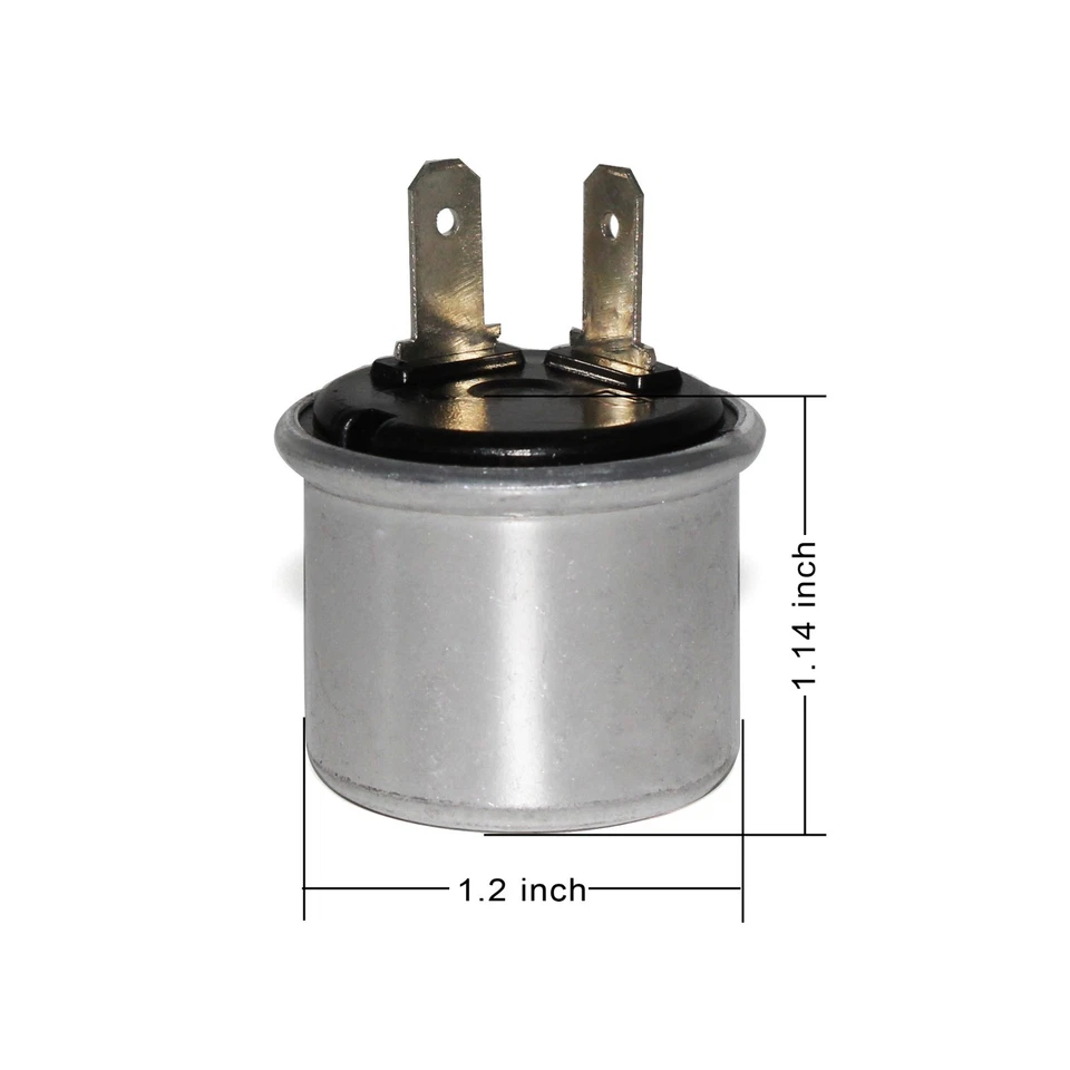 Relé intermitente LED EF32 2 pines, sin hiperflash rápido Allá Lighting Foto 2 de 4
