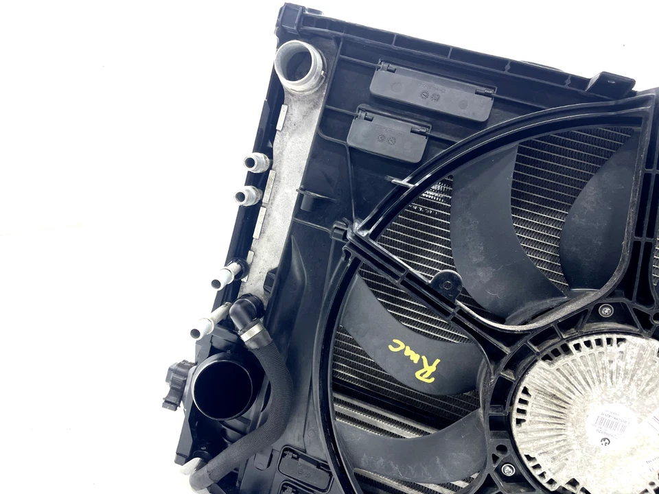 BMW 535I XDRIVE 2011-2016 JUEGO COMPLETO SISTEMA DE REFRIGERACIÓN RADIADOR VENTILADOR CONDENSADOR OEM Foto 4 de 4