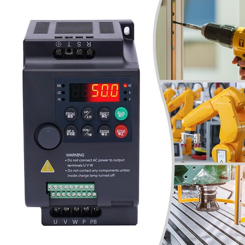 Convertitore di frequenza 1,5KW 220V driver di frequenza variabile 3HP VFD Speed Former V2.0 - Foto 2 di 12