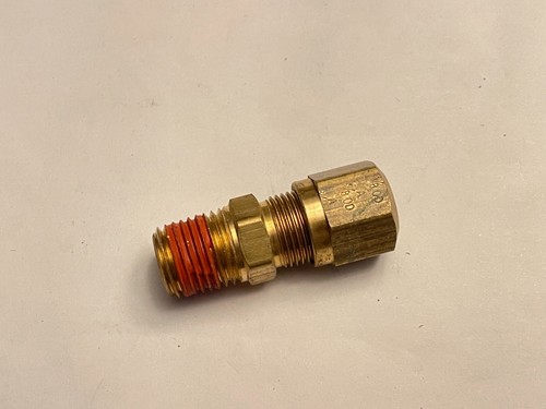 Legines Brass DOT Air Brake Hose End Fittings - 3/8" I.D. Sleeve, Pack Of 5, Field Attachable - View #3
