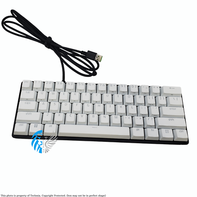 Razer Huntsman Mini Gaming Keyboard - Mercury White Pc1101135 for