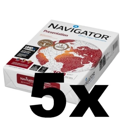 2500 2.500 Blatt Navigator Presentation 100g/m² A4 weiß Druckerpapier Papier