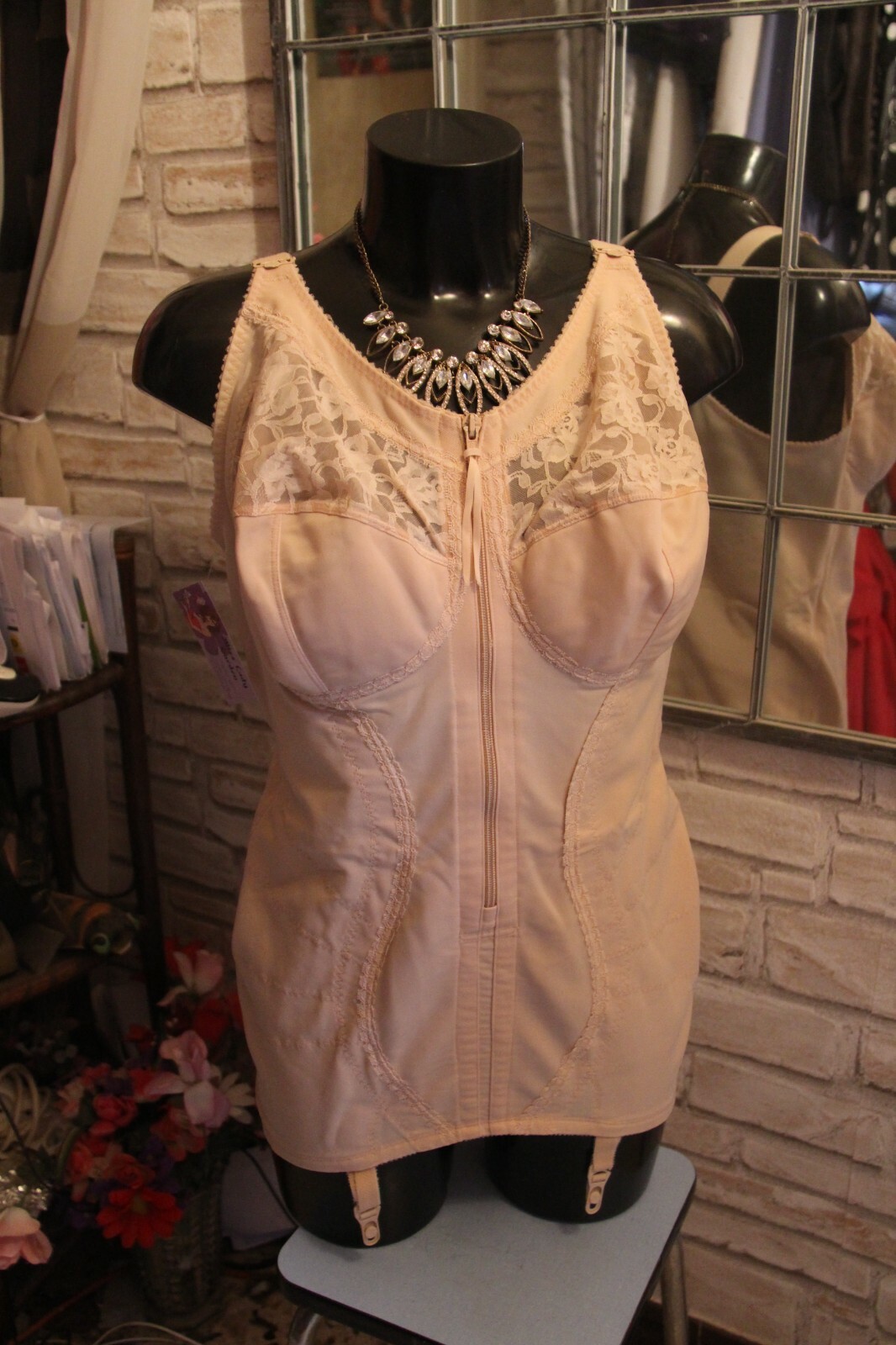 superbe combine gaine 4 JARRETELLES vintage Taille 95D REF 1463 eBay