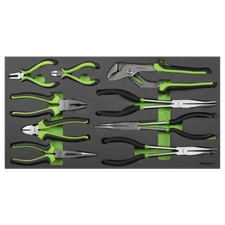Sealey S01277 Tool Tray with Pliers Set 9pc SSF