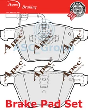 Apec Front Brake Pads Set EO Quality Replacement with Wear Indicator PAD1184