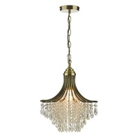 Ceiling Light Chandelier Vintage Shabby Chic Glass Lamp Antique Crystal Drops Ceiling Light Chandelier Vintage Shabby Chic Glass Lamp Antique Crystal Drops