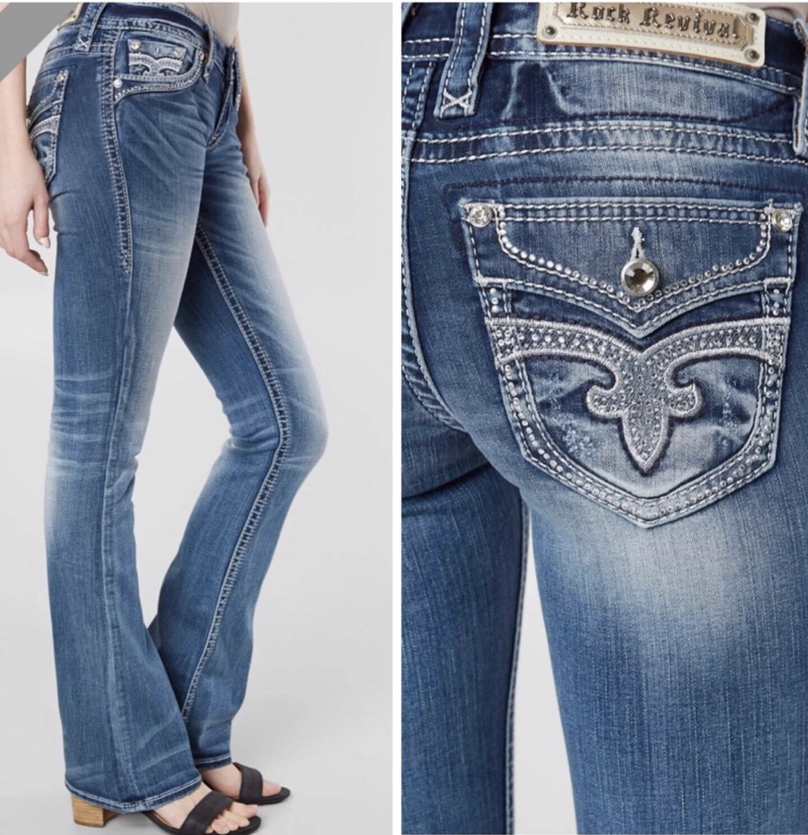 Size 27 rock revival jeans sales