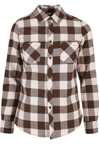 Urban Classics Women's Checked Flannel Shirt + Colors - Picture 5 of 20