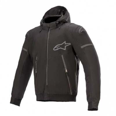 Alpinestars Herren Sektor V2 Tech Armoured Motorrad Hoodie (schwarz)