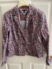 Tommy Hilfiger Floral Lightweight Casual or Career Blazer - Size Large