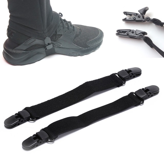 Durable Stirrups Leg Holders Tuck Holder Elastic Boot Straps Pant Clips